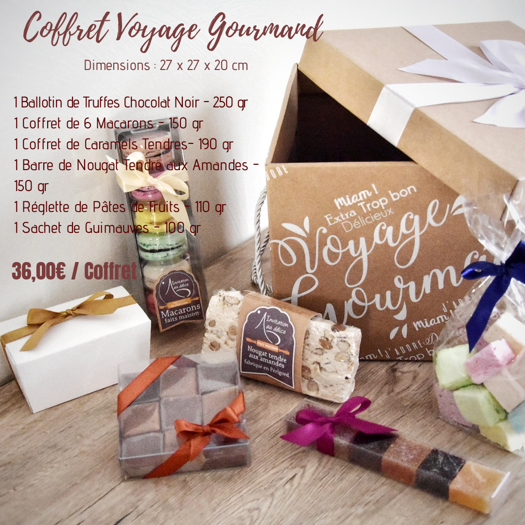 Coffret gourmand voyage des papilles